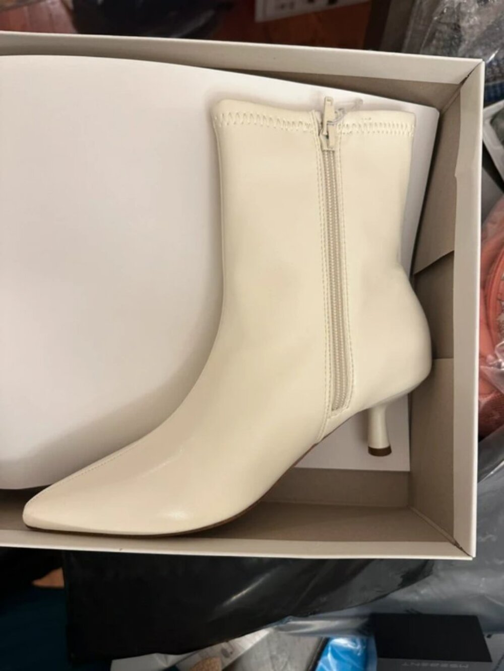 A New Day Women's Lonnie Kitten Heel Stretch Ankle Boots Size 6.5 NWT